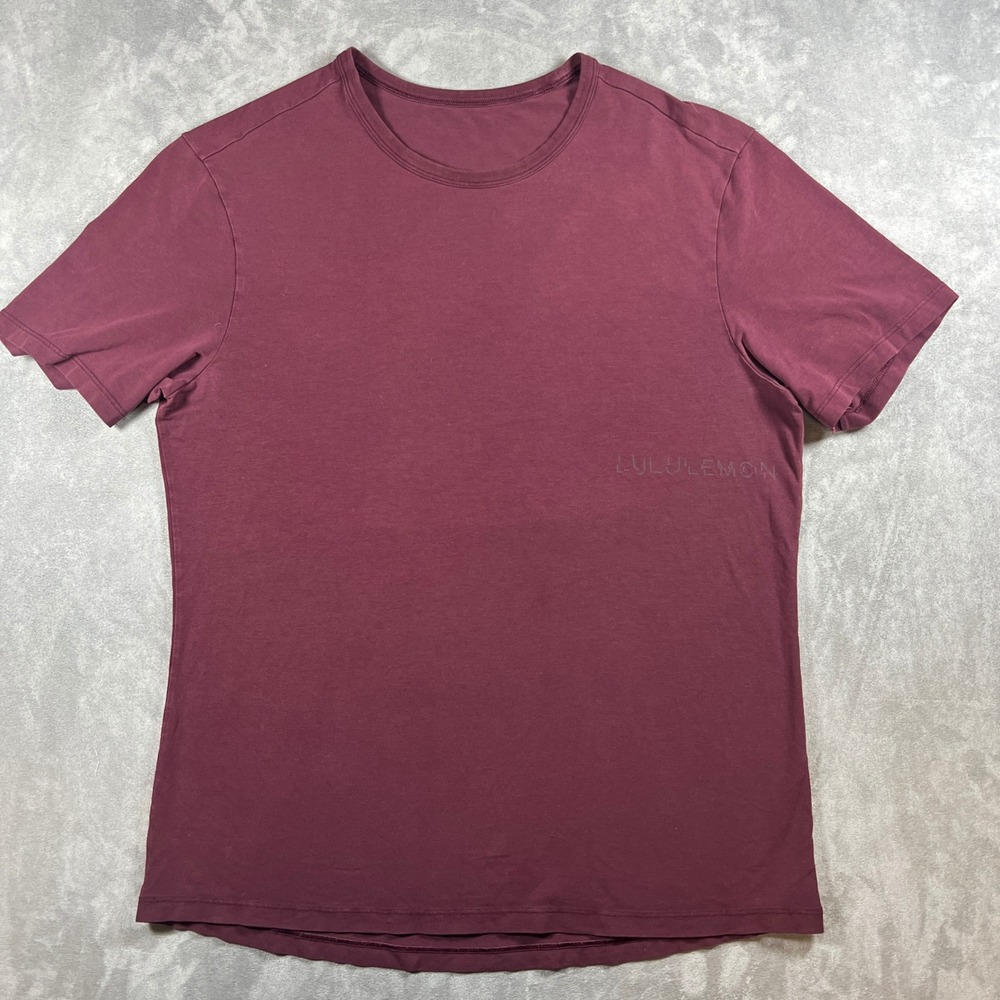 Lululemon Lunar New Year Five-Year Basic Tee Burgundy Number Print Size L